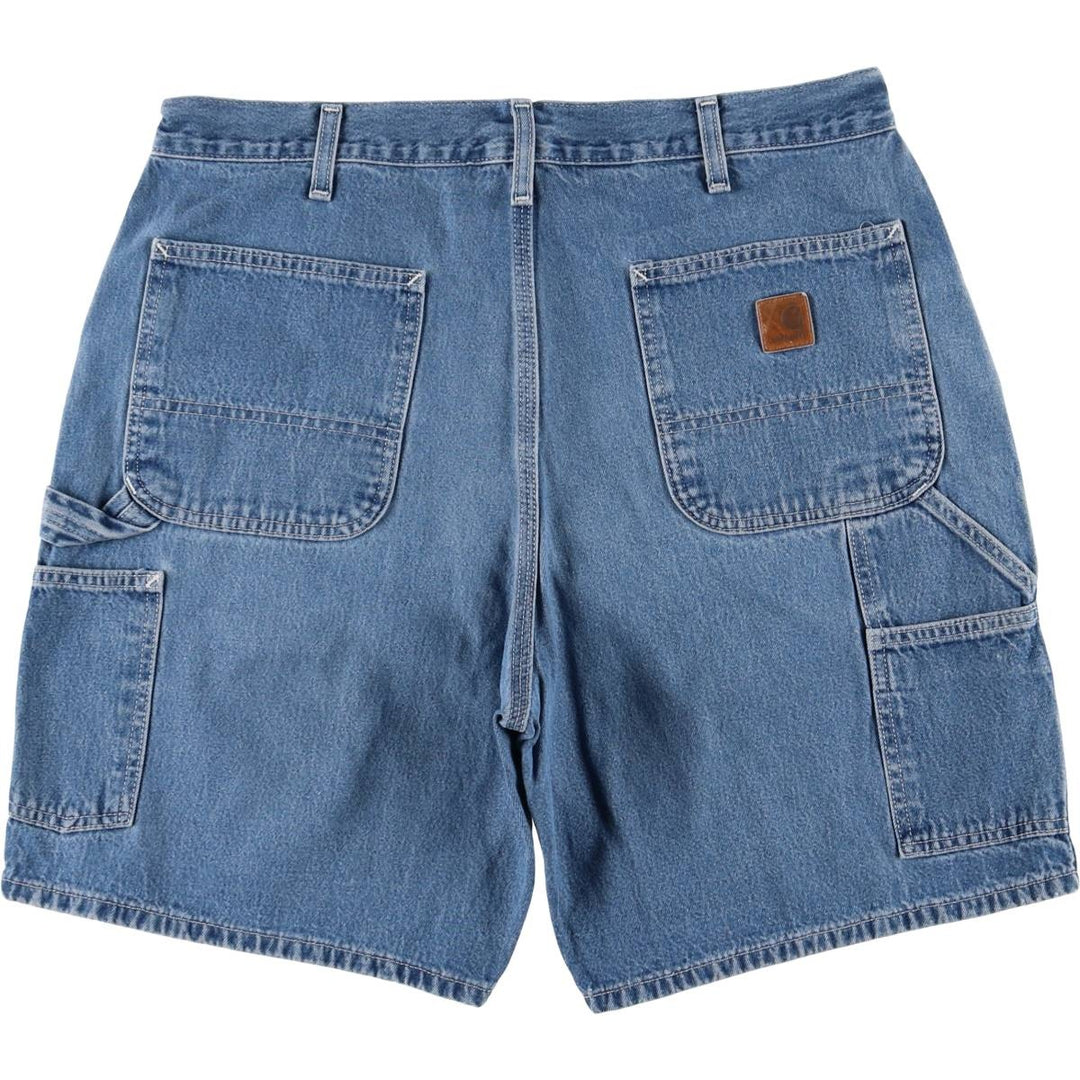 Carhartt Denim Painter Shorts, Shorts, Men's, W37 equivalent cotton navy blue type Vintage Second Hand