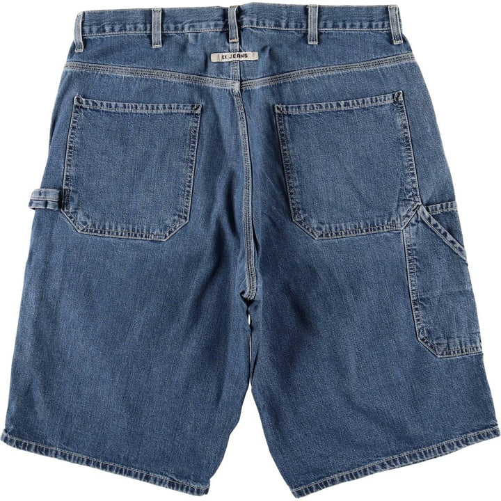 Calvin Klein Jeans Denim Painter Shorts Men's Size W38 cotton blue type Vintage Second Hand