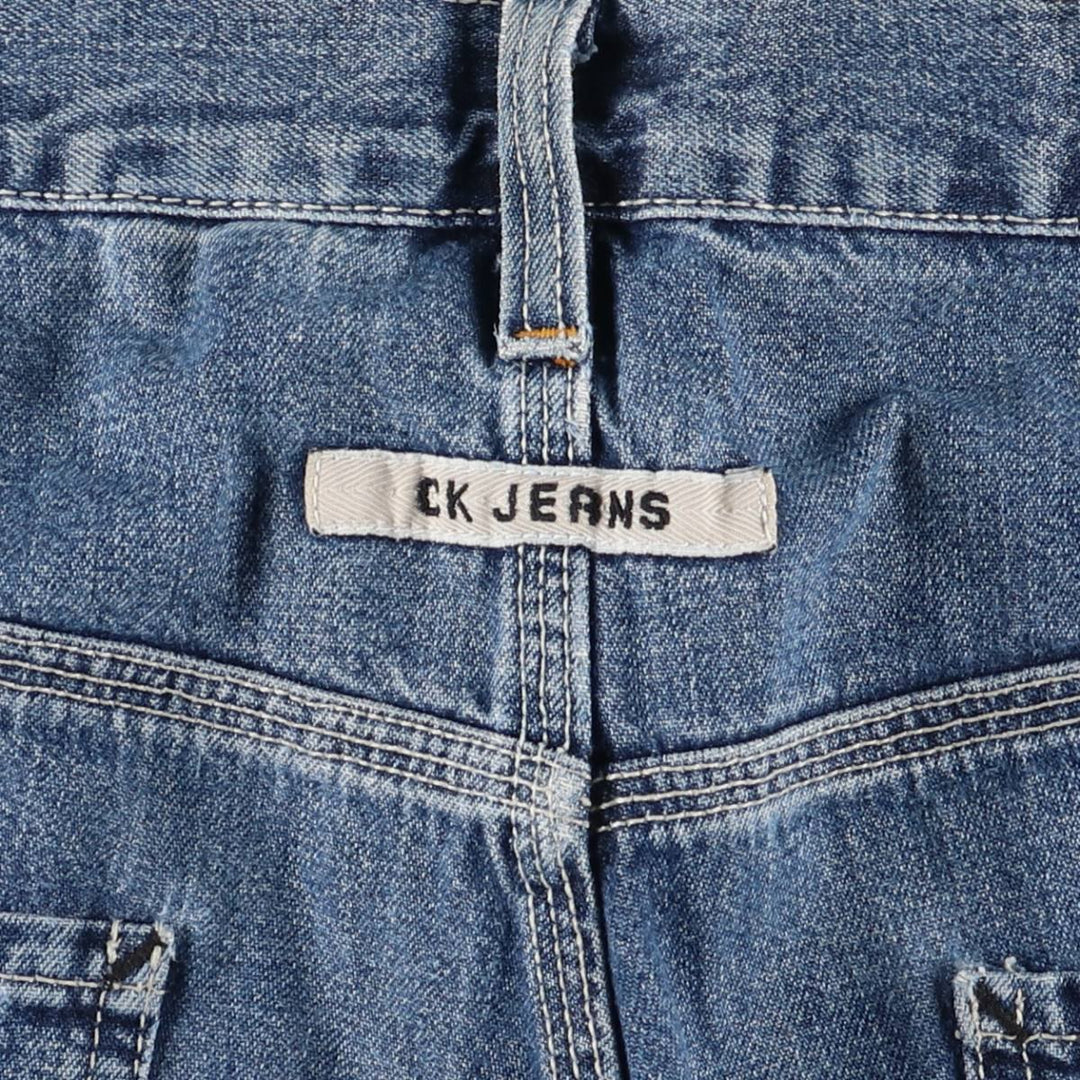 Calvin Klein Jeans Denim Painter Shorts Men's Size W38 cotton blue type Vintage Second Hand