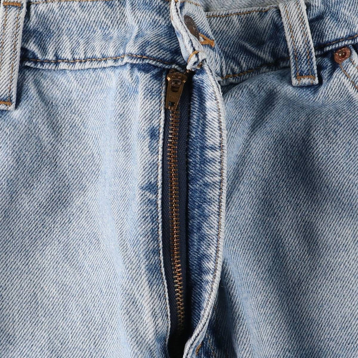 Levi's 550 Relaxed Fit Denim Shorts with Orange Tab, Men's Size 36 cotton Blue type light blue Vintage Second Hand