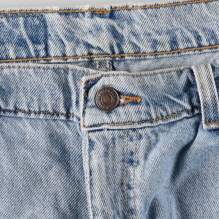 Levi's 550 Relaxed Fit Denim Shorts with Orange Tab, Men's Size 36 cotton Blue type light blue Vintage Second Hand