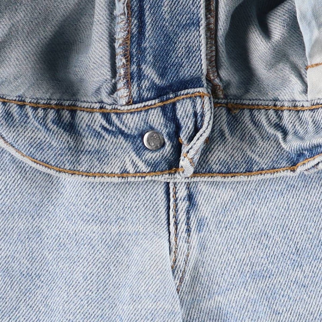 Levi's 550 Relaxed Fit Denim Shorts with Orange Tab, Men's Size 36 cotton Blue type light blue Vintage Second Hand