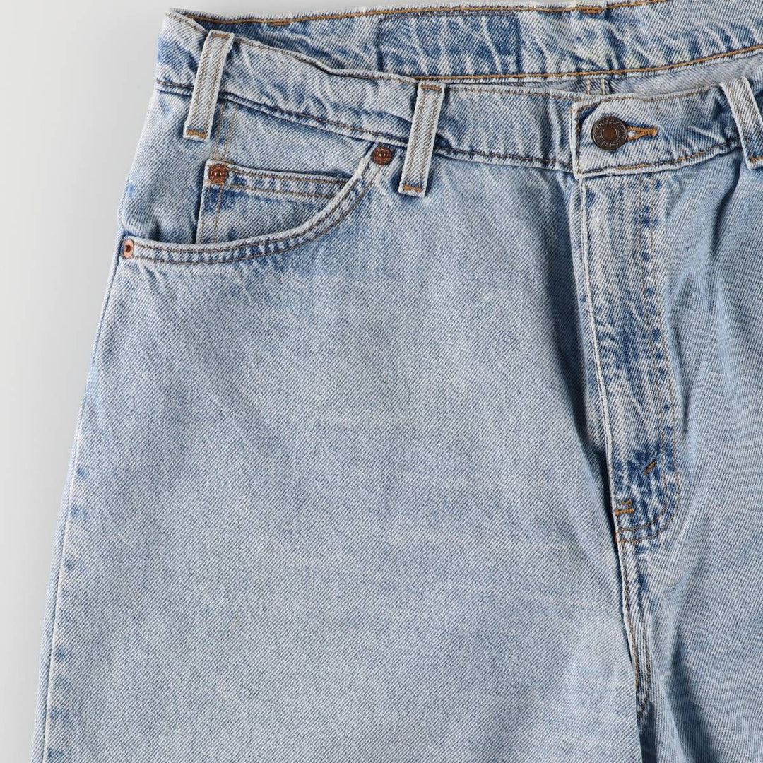 Levi's 550 Relaxed Fit Denim Shorts with Orange Tab, Men's Size 36 cotton Blue type light blue Vintage Second Hand