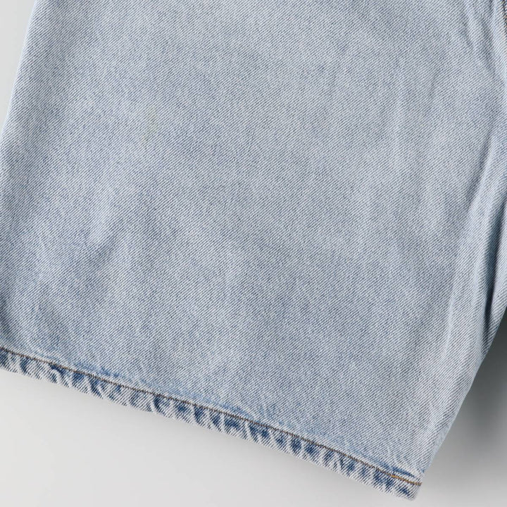 Levi's 550 Relaxed Fit Denim Shorts with Orange Tab, Men's Size 36 cotton Blue type light blue Vintage Second Hand