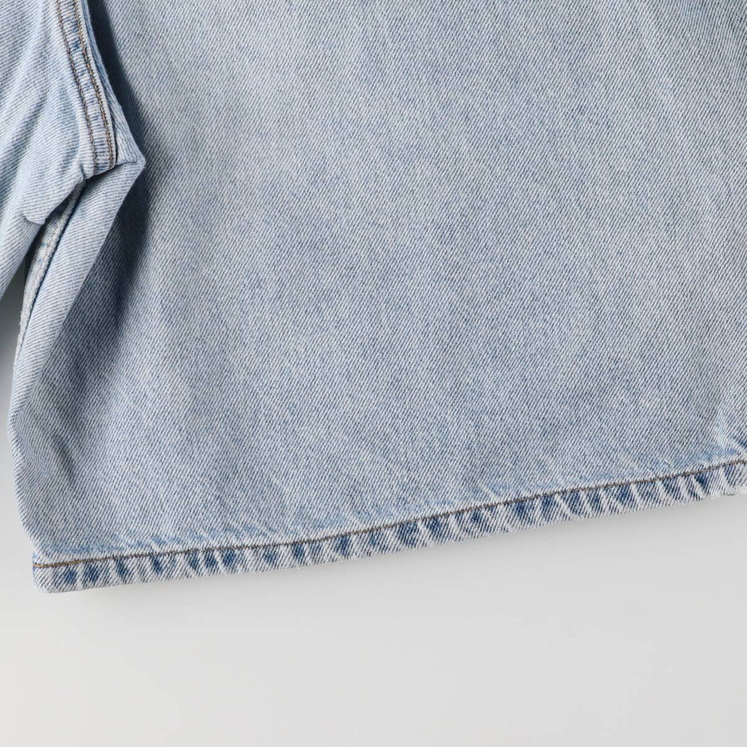 Levi's 550 Relaxed Fit Denim Shorts with Orange Tab, Men's Size 36 cotton Blue type light blue Vintage Second Hand