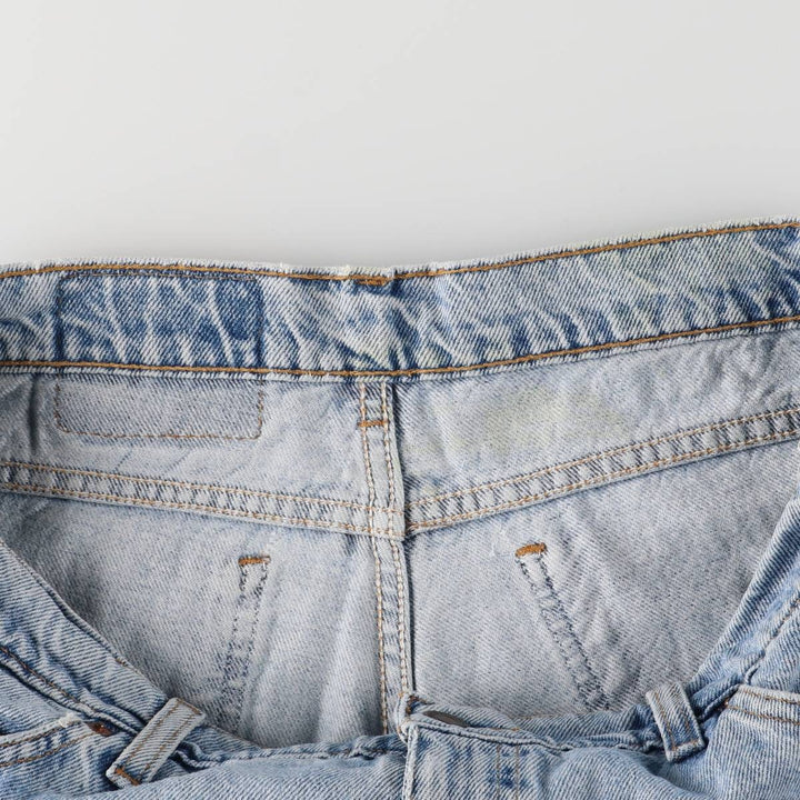 Levi's 550 Relaxed Fit Denim Shorts with Orange Tab, Men's Size 36 cotton Blue type light blue Vintage Second Hand