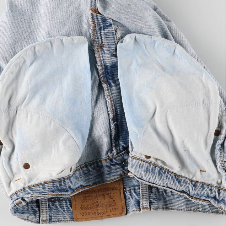 Levi's 550 Relaxed Fit Denim Shorts with Orange Tab, Men's Size 36 cotton Blue type light blue Vintage Second Hand