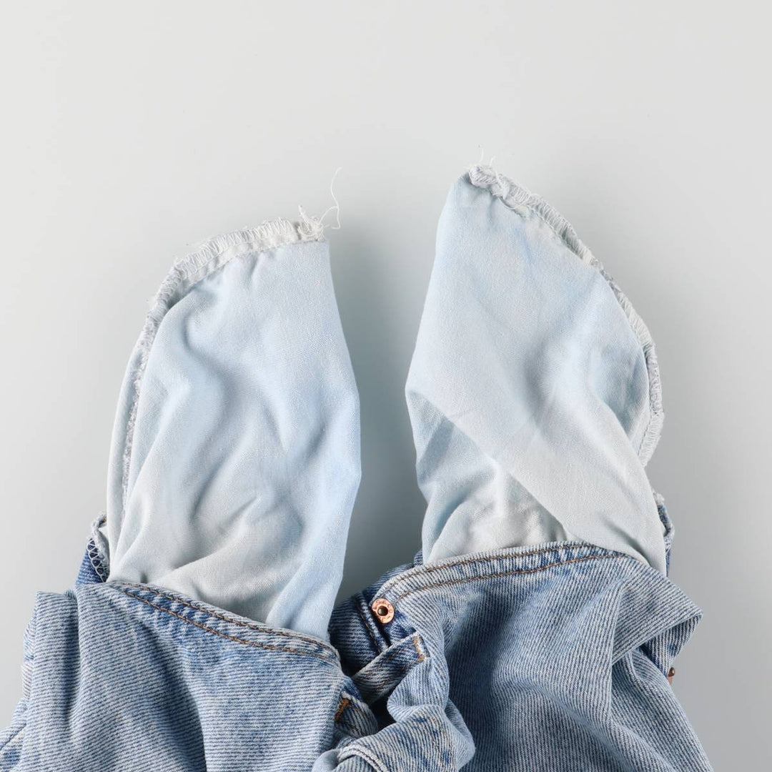 Levi's 550 Relaxed Fit Denim Shorts with Orange Tab, Men's Size 36 cotton Blue type light blue Vintage Second Hand