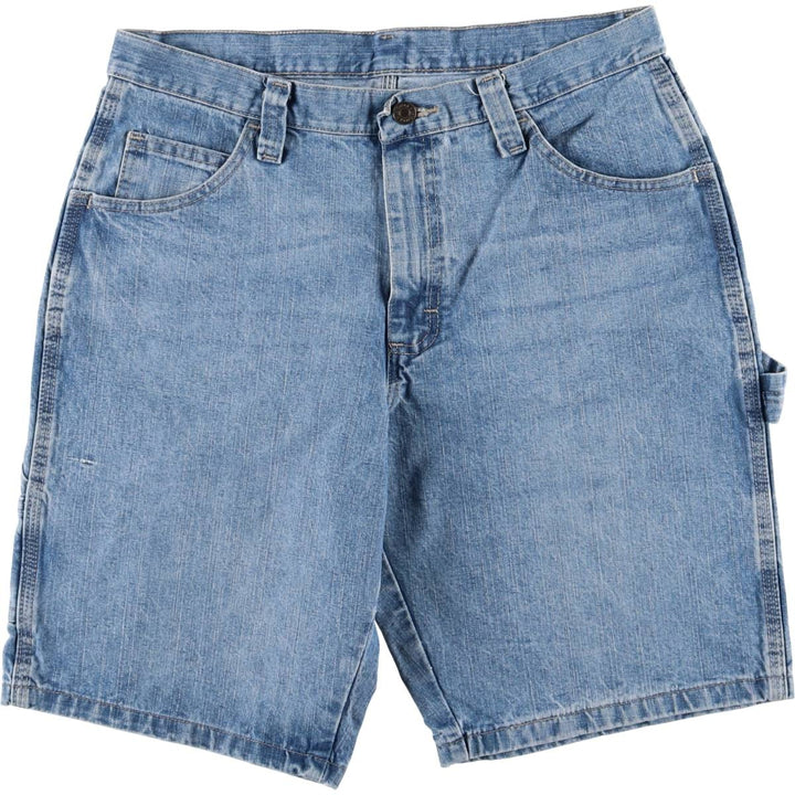 2000'S Wrangler Carpenter Denim Painter Shorts, Men's, Size W34 cotton Blue type light blue Vintage Second Hand