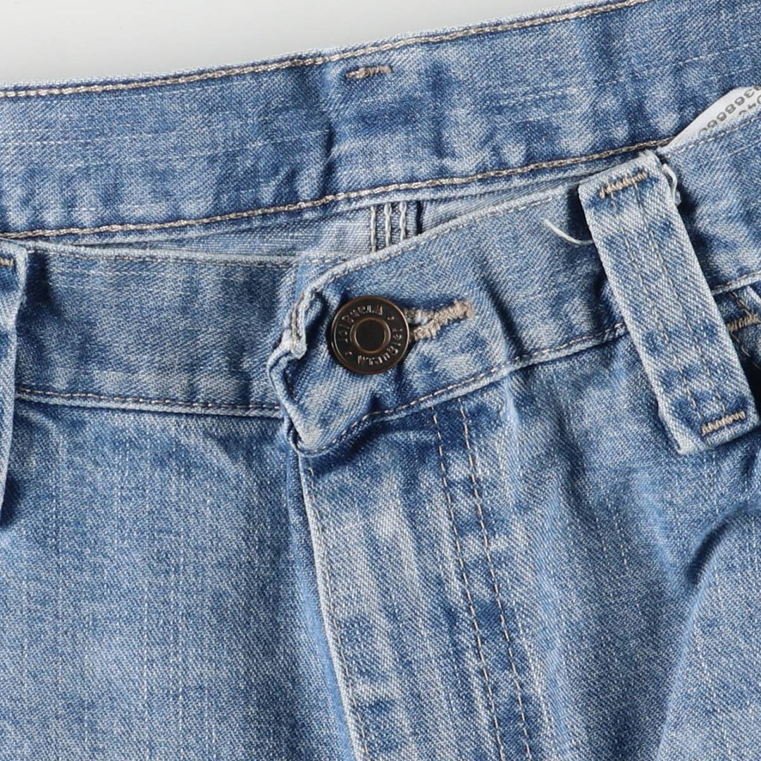 2000'S Wrangler Carpenter Denim Painter Shorts, Men's, Size W34 cotton Blue type light blue Vintage Second Hand