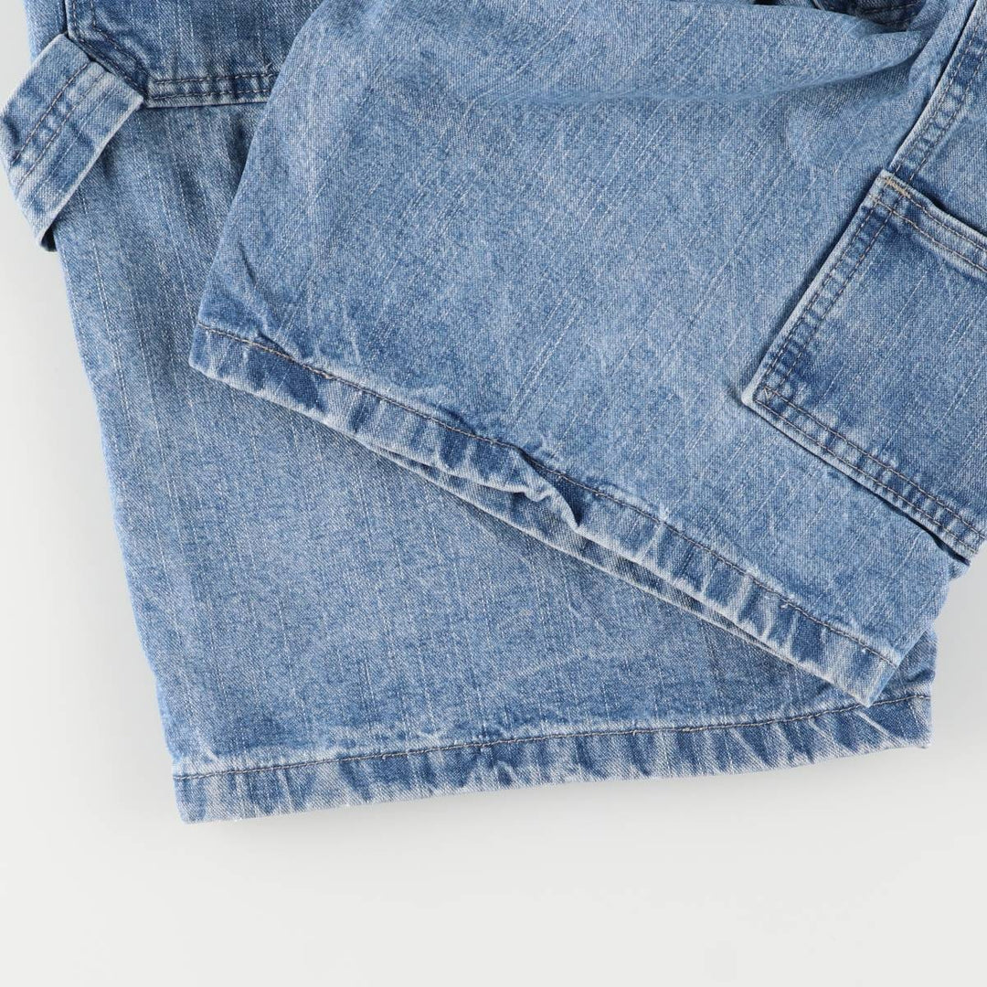 2000'S Wrangler Carpenter Denim Painter Shorts, Men's, Size W34 cotton Blue type light blue Vintage Second Hand