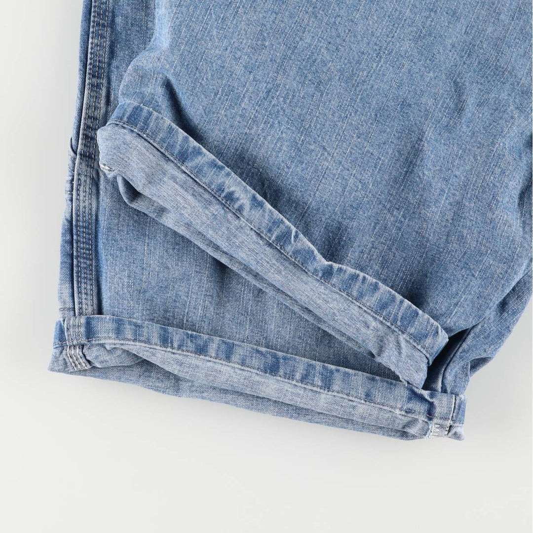 2000'S Wrangler Carpenter Denim Painter Shorts, Men's, Size W34 cotton Blue type light blue Vintage Second Hand