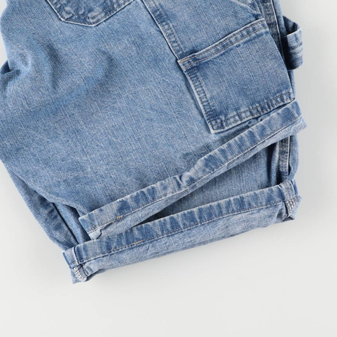 2000'S Wrangler Carpenter Denim Painter Shorts, Men's, Size W34 cotton Blue type light blue Vintage Second Hand