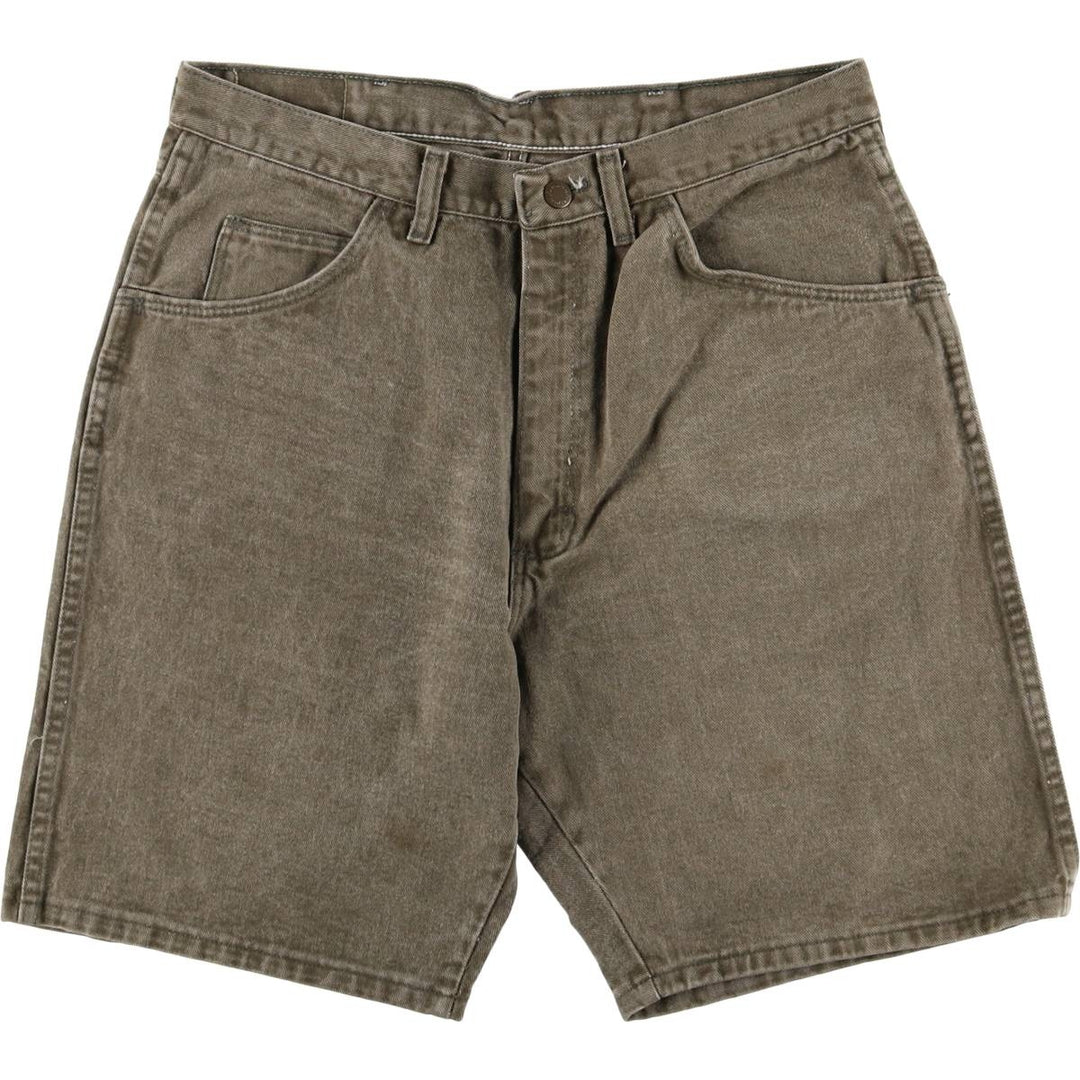 Wrangler Men's Denim Shorts, Made in USA, Size W34 cotton gray type Vintage Second Hand