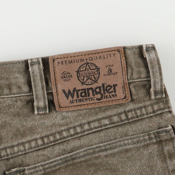 Wrangler Men's Denim Shorts, Made in USA, Size W34 cotton gray type Vintage Second Hand