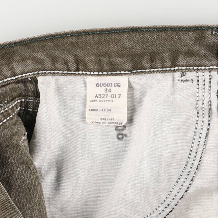 Wrangler Men's Denim Shorts, Made in USA, Size W34 cotton gray type Vintage Second Hand