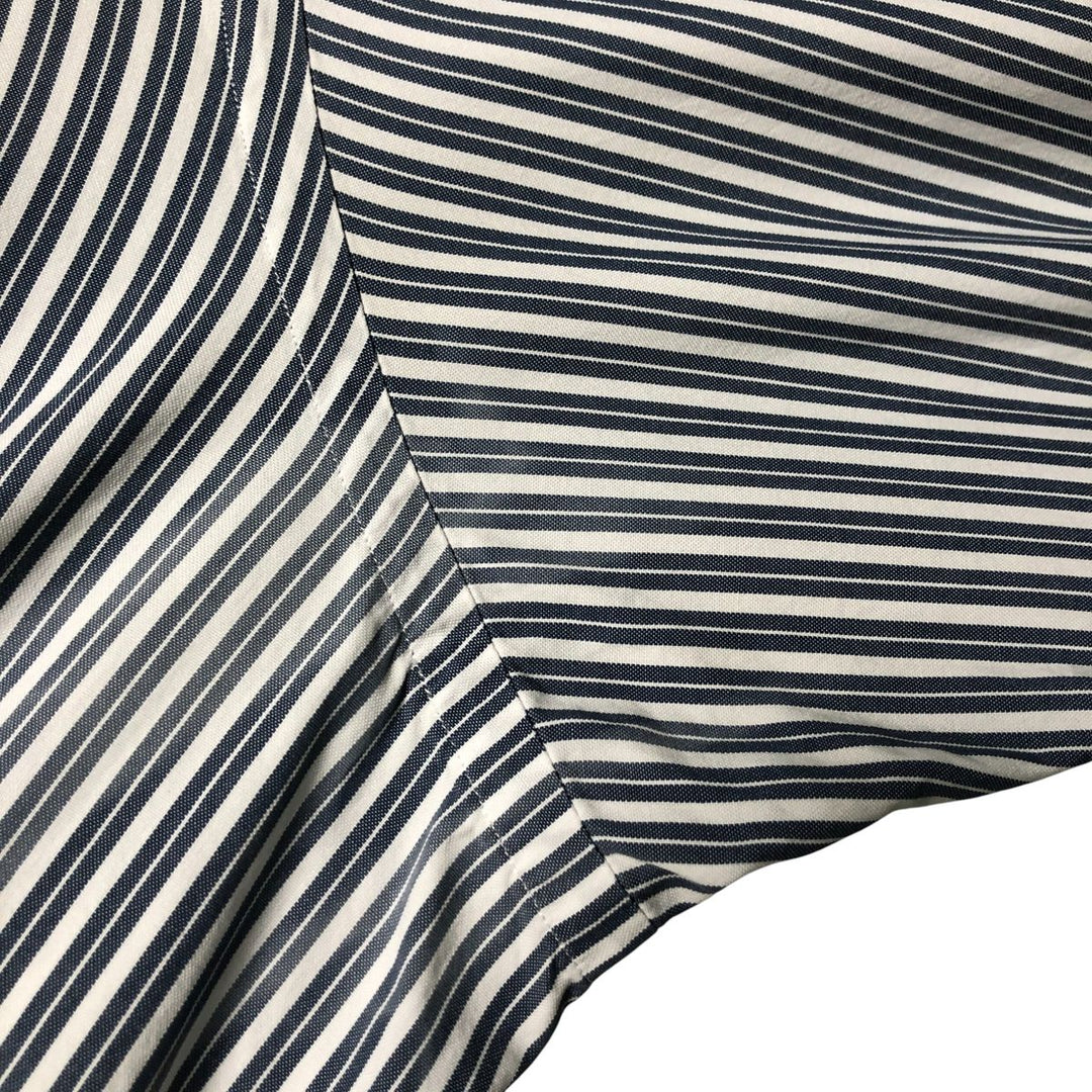 Ralph Lauren YARMOUTH Long Sleeve Button-Down Striped Shirt, Men's XL cotton blue type Vintage Second Hand
