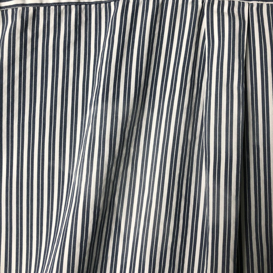 Ralph Lauren YARMOUTH Long Sleeve Button-Down Striped Shirt, Men's XL cotton blue type Vintage Second Hand