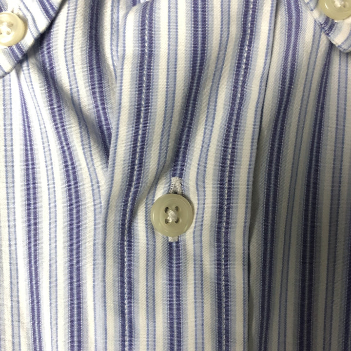 Ralph Lauren BLAKE long sleeve button-down striped shirt, men's size XL cotton white type Vintage Second Hand
