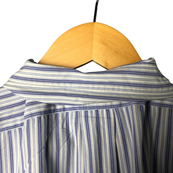 Ralph Lauren BLAKE long sleeve button-down striped shirt, men's size XL cotton white type Vintage Second Hand