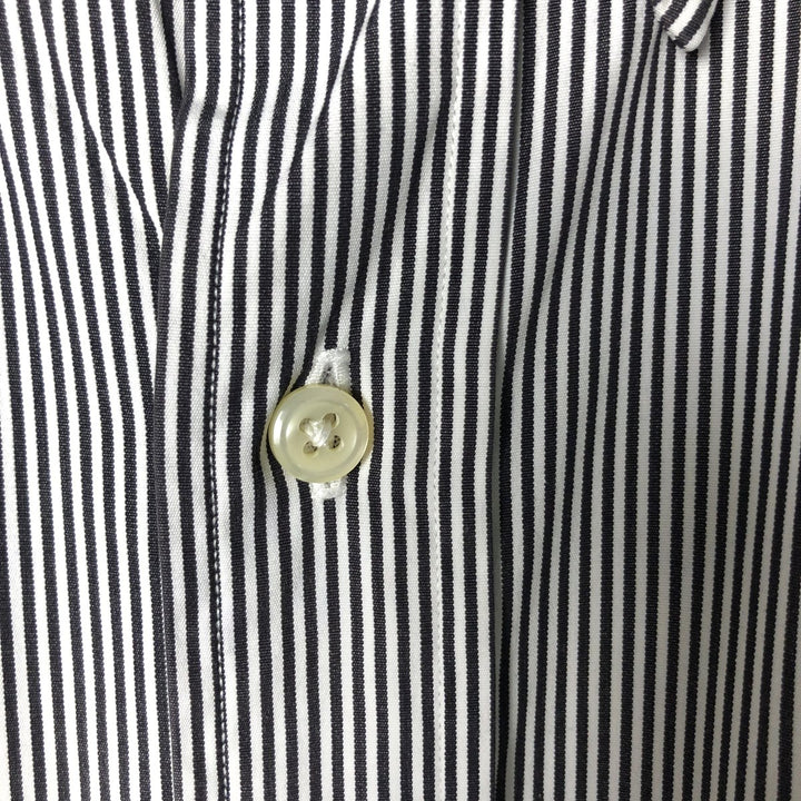 Ralph Lauren Classic Fit Long Sleeve Button-Down Striped Shirt, Men's XXL cotton white type Vintage Second Hand
