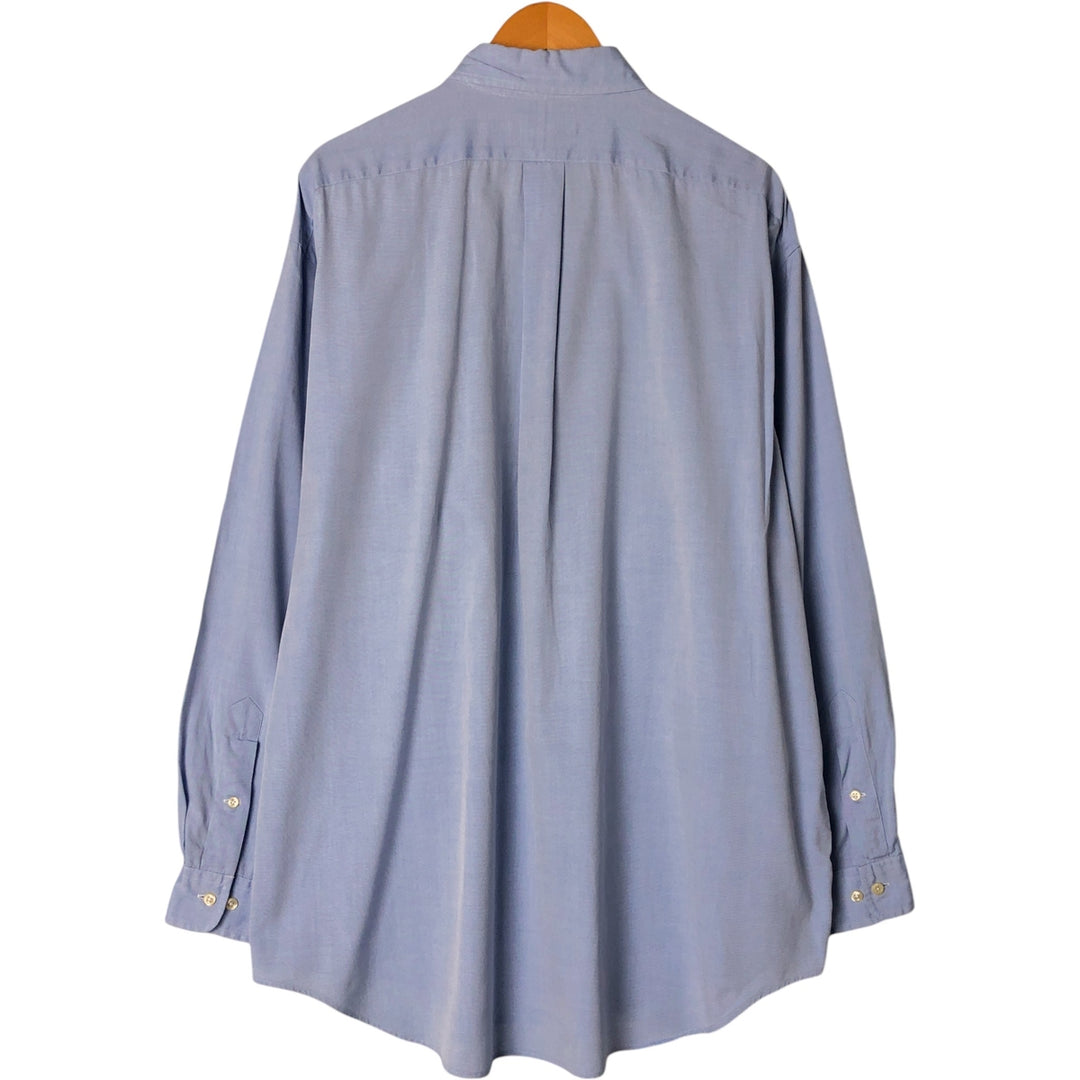 Ralph Lauren Classic Fit Long Sleeve Button Down Shirt Men's XL cotton Blue type light blue Vintage Second Hand