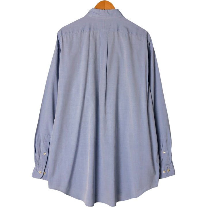 Ralph Lauren Classic Fit Long Sleeve Button Down Shirt Men's XL cotton Blue type light blue Vintage Second Hand