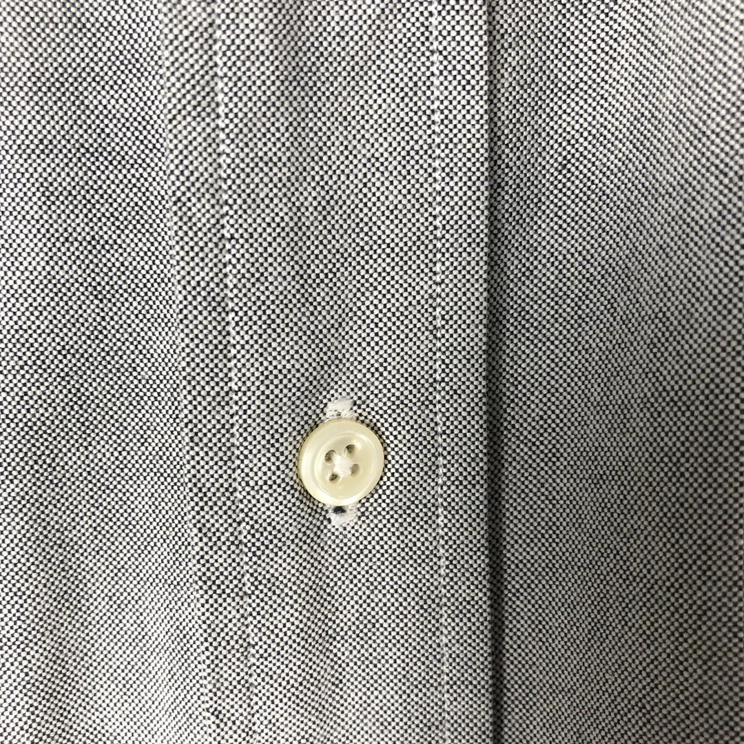 Ralph Lauren YARMOUTH long sleeve button down shirt, men's size L cotton gray type Vintage Second Hand