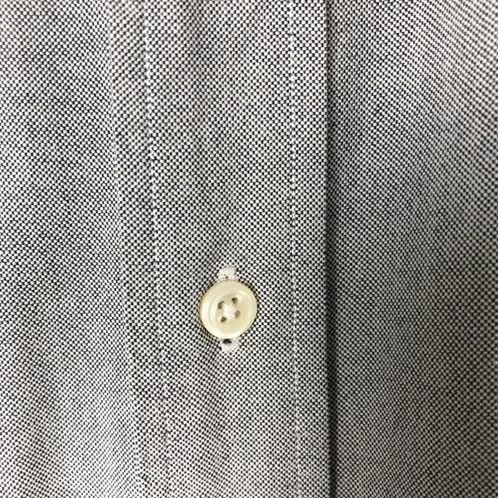 Ralph Lauren YARMOUTH long sleeve button down shirt, men's size L cotton gray type Vintage Second Hand
