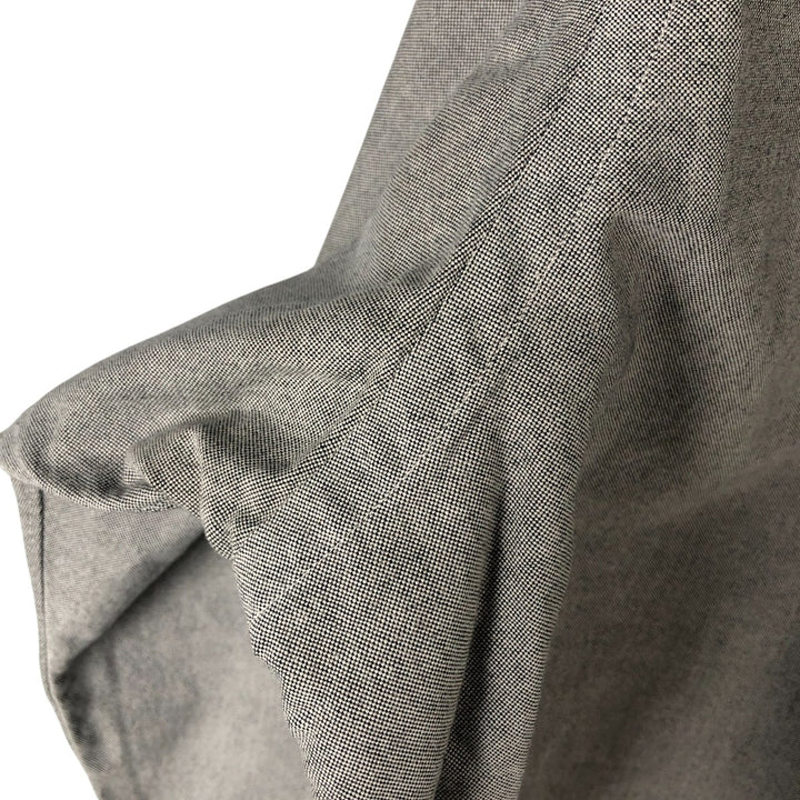 Ralph Lauren YARMOUTH long sleeve button down shirt, men's size L cotton gray type Vintage Second Hand