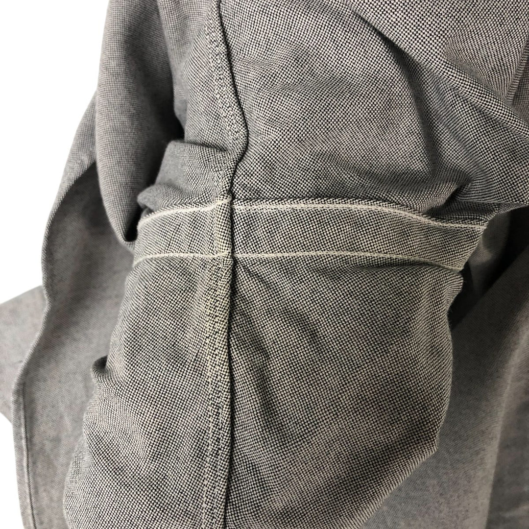 Ralph Lauren YARMOUTH long sleeve button down shirt, men's size L cotton gray type Vintage Second Hand