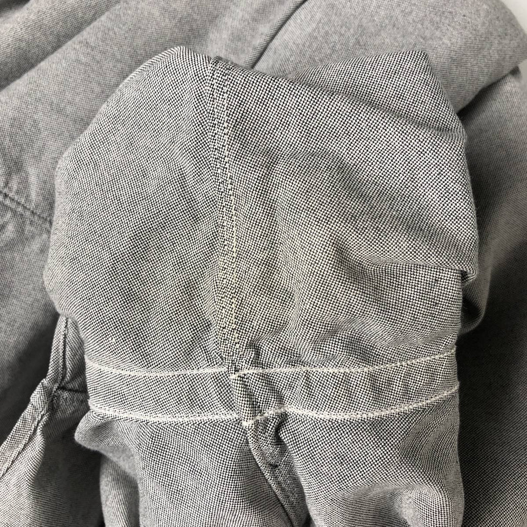 Ralph Lauren YARMOUTH long sleeve button down shirt, men's size L cotton gray type Vintage Second Hand