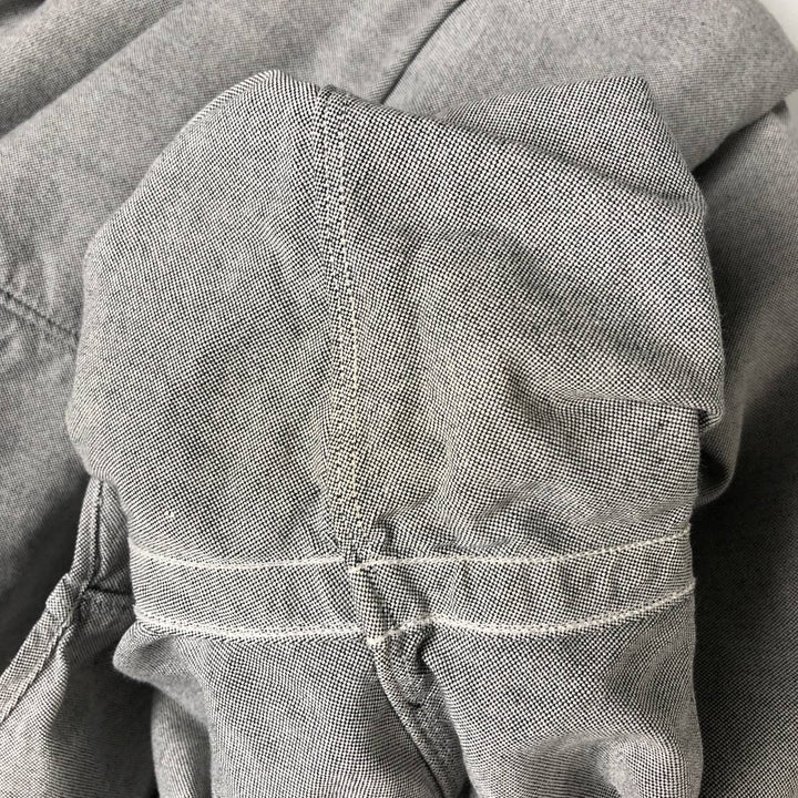 Ralph Lauren YARMOUTH long sleeve button down shirt, men's size L cotton gray type Vintage Second Hand