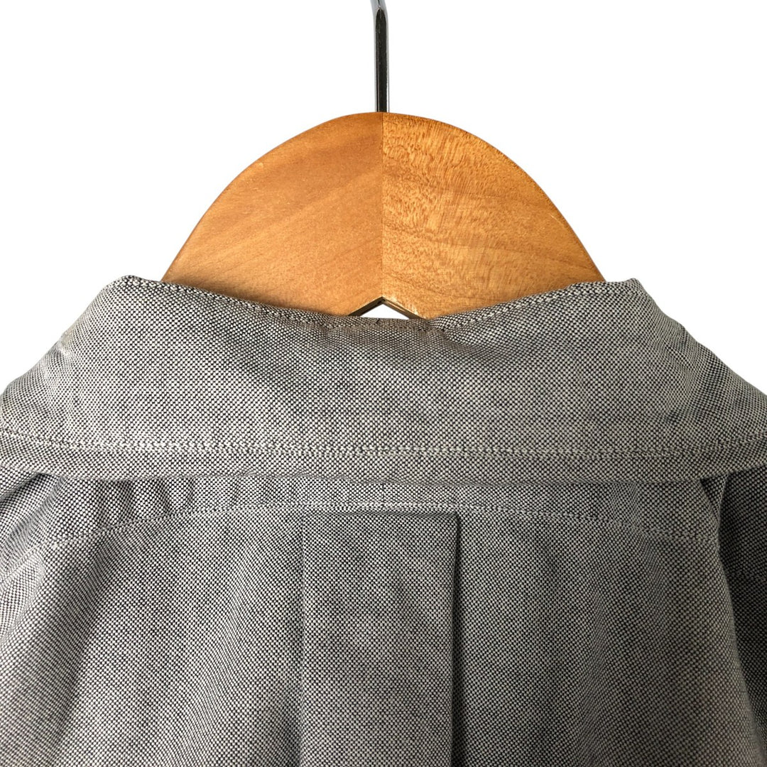 Ralph Lauren YARMOUTH long sleeve button down shirt, men's size L cotton gray type Vintage Second Hand