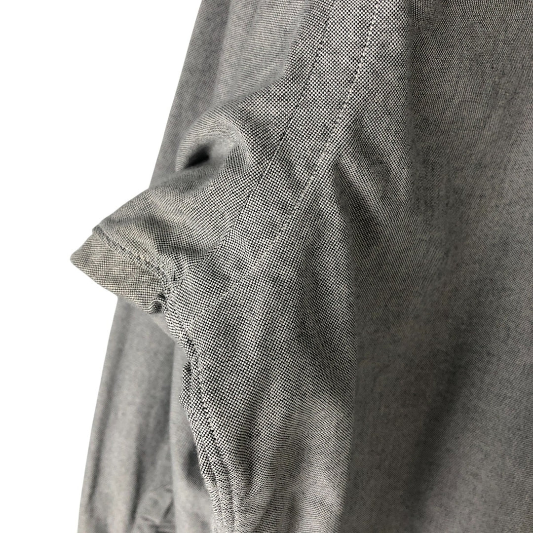 Ralph Lauren YARMOUTH long sleeve button down shirt, men's size L cotton gray type Vintage Second Hand