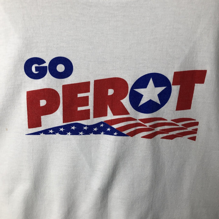 ONEITA POWER-T Message Print T-Shirt, Made in USA, Men's XL cotton white type Vintage Second Hand