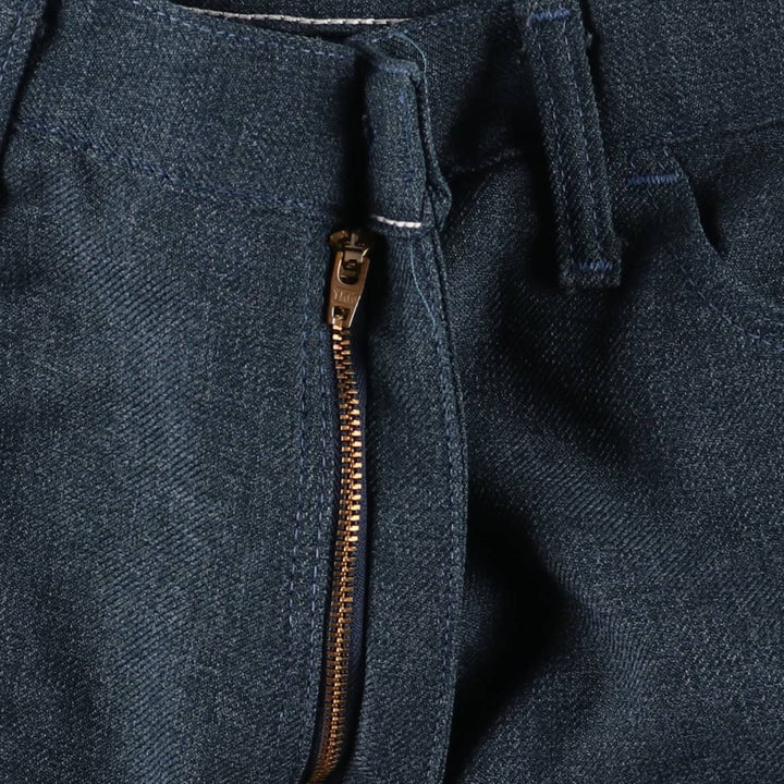 Vintage 90'S Wrangler Dress Jeans, Slacks, Made in USA, Men's Size W34 polyester navy blue type Vintage Second Hand