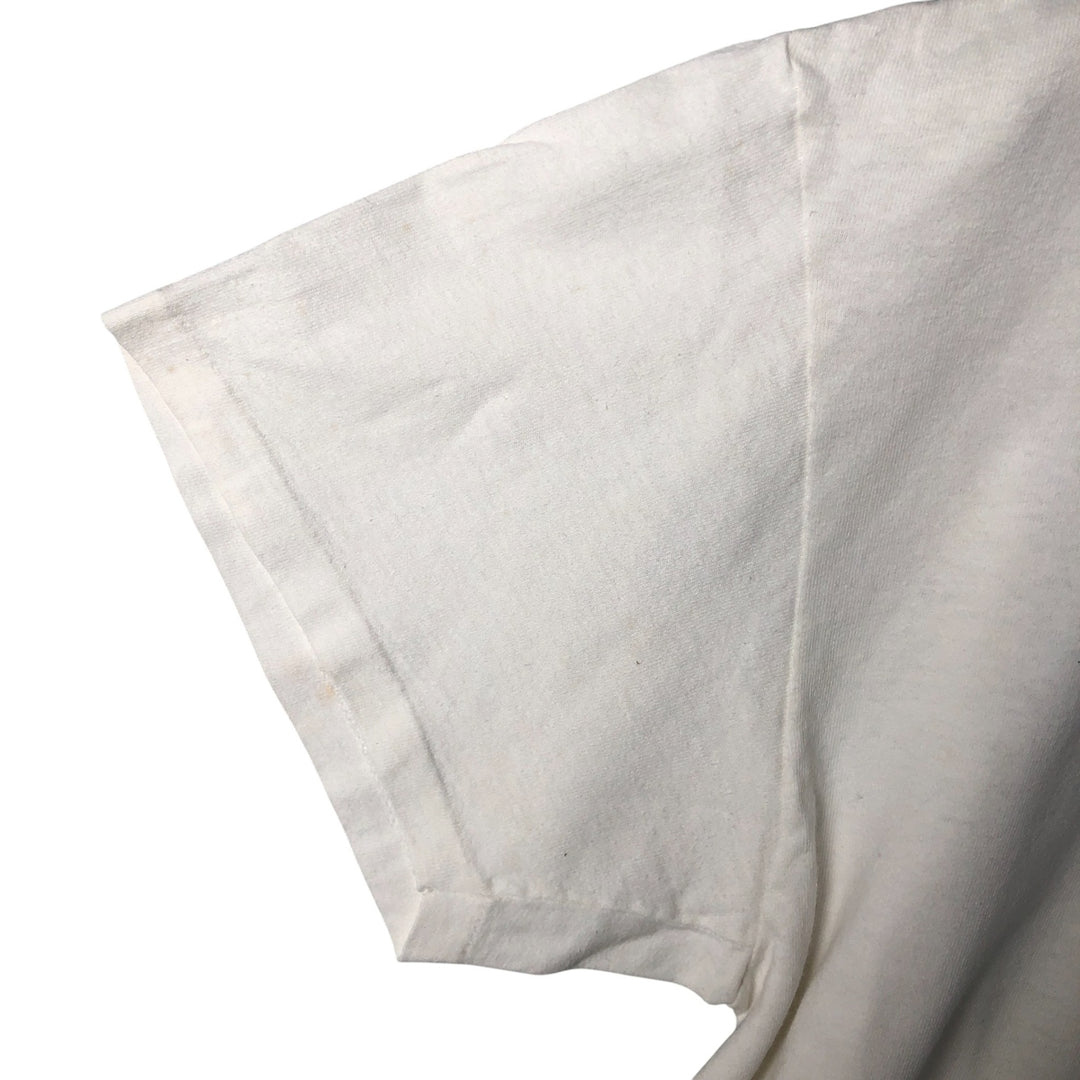Vintage STEDMAN SUPER HI CRU Printed T-Shirt, Made in USA, Men's XL cotton white type Vintage Second Hand