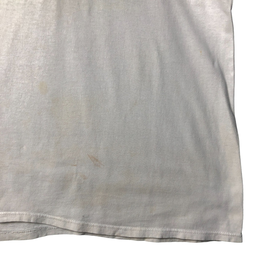 Vintage STEDMAN SUPER HI CRU Printed T-Shirt, Made in USA, Men's XL cotton white type Vintage Second Hand