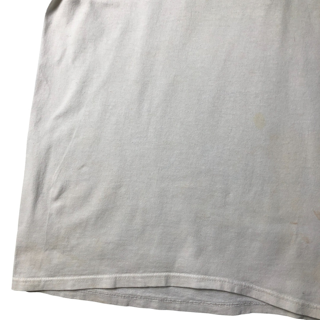 Vintage STEDMAN SUPER HI CRU Printed T-Shirt, Made in USA, Men's XL cotton white type Vintage Second Hand