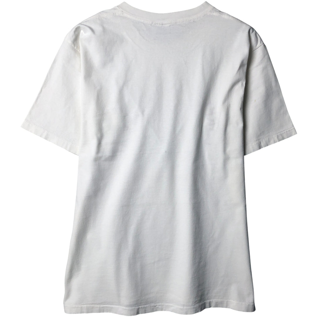 All Sports ALL SPORT MAXWEIGHT Printed T-Shirt, Made in USA, Men's Size L cotton white type Vintage Second Hand