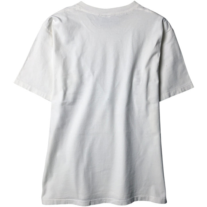 All Sports ALL SPORT MAXWEIGHT Printed T-Shirt, Made in USA, Men's Size L cotton white type Vintage Second Hand
