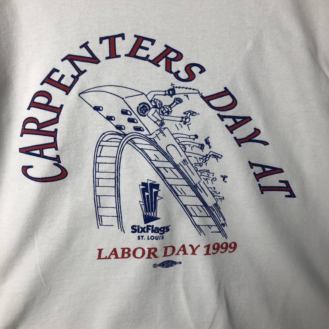All Sports ALL SPORT MAXWEIGHT Printed T-Shirt, Made in USA, Men's Size L cotton white type Vintage Second Hand