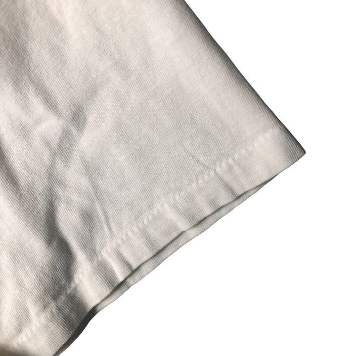 FAIR PARK Message Print T-Shirt, Made in USA, Men's XL cotton white type Vintage Second Hand
