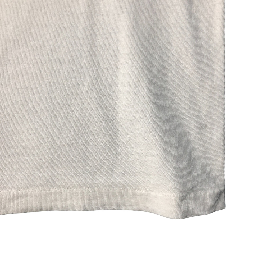 FAIR PARK Message Print T-Shirt, Made in USA, Men's XL cotton white type Vintage Second Hand