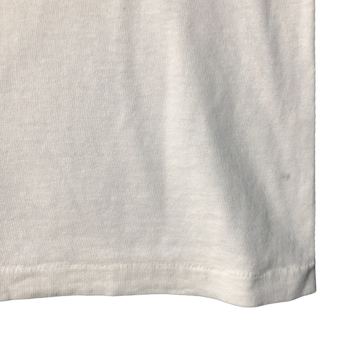 FAIR PARK Message Print T-Shirt, Made in USA, Men's XL cotton white type Vintage Second Hand