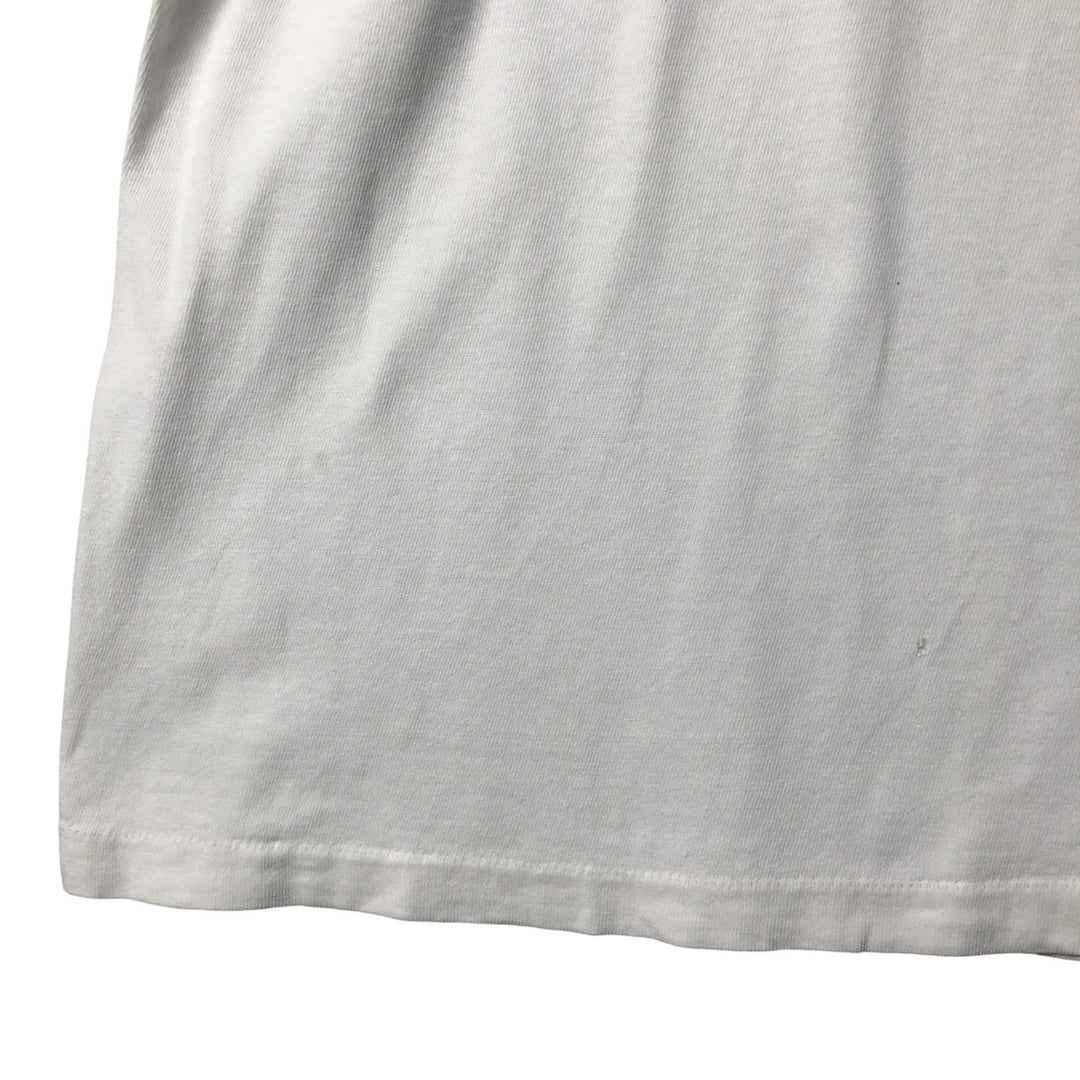 FAIR PARK Message Print T-Shirt, Made in USA, Men's XL cotton white type Vintage Second Hand