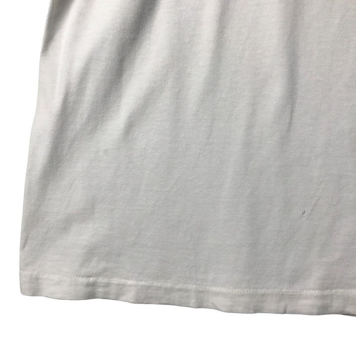 FAIR PARK Message Print T-Shirt, Made in USA, Men's XL cotton white type Vintage Second Hand