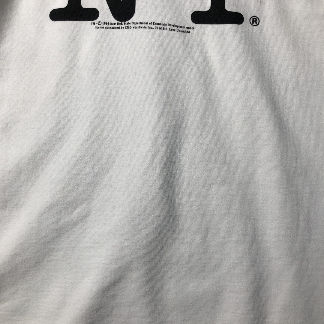 Vintage 90'S Fruit of the Loom Heavy Cotton Souvenir T-Shirt, Men's Size XL cotton white type Vintage Second Hand