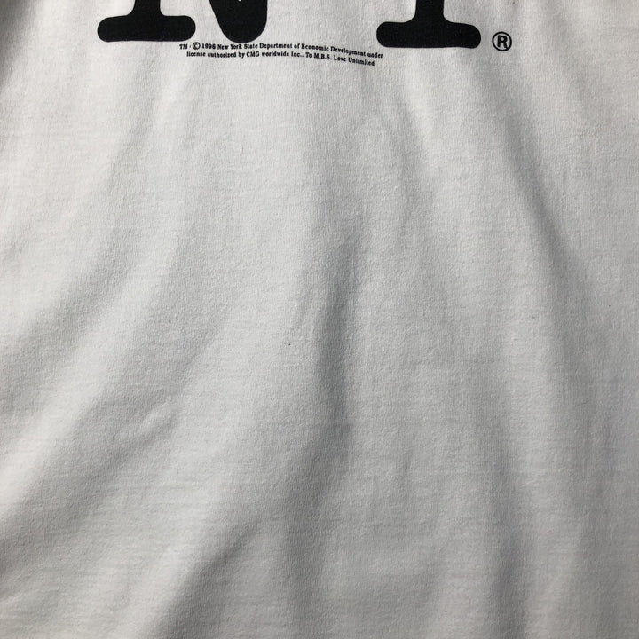 Vintage 90'S Fruit of the Loom Heavy Cotton Souvenir T-Shirt, Men's Size XL cotton white type Vintage Second Hand